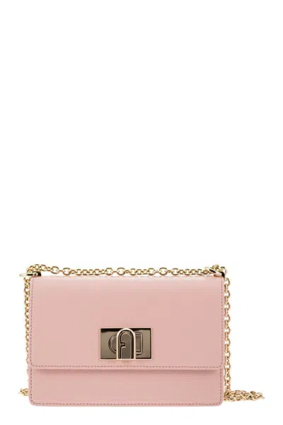Shop Furla '1927' Mini Crossbody Bag In Pink