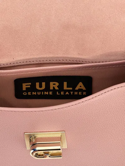 Shop Furla '1927' Mini Crossbody Bag In Pink