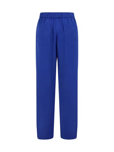 Shop Giorgio Armani Pants In Blue