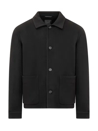 Shop Givenchy Jacket Shirt In Black