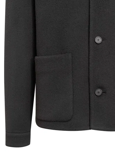 Shop Givenchy Jacket Shirt In Black