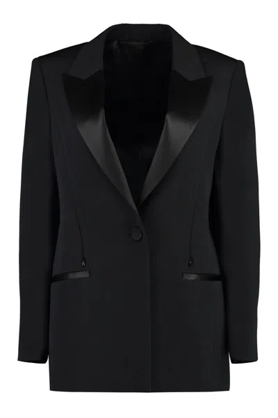 Shop Givenchy Tuxedo Blazer In Black