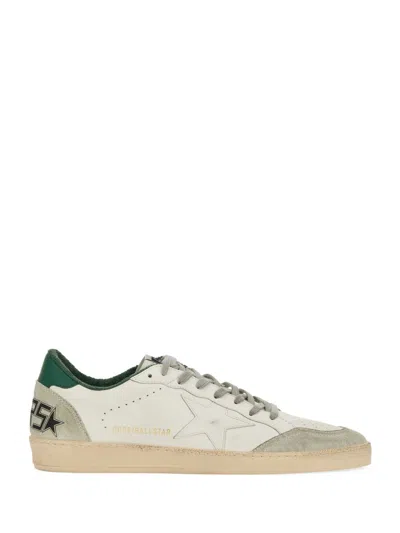 Shop Golden Goose Sneakers In White/ice/green