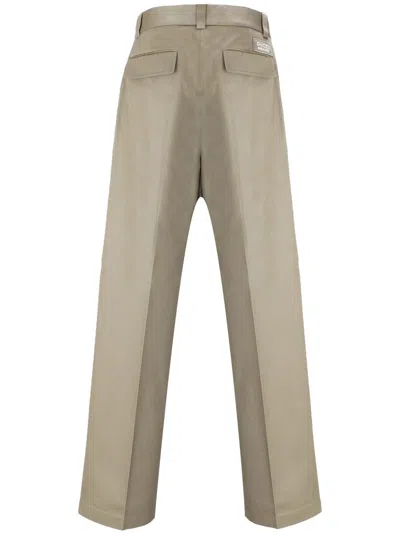 Shop Gucci Cotton Cargo-trousers In Beige