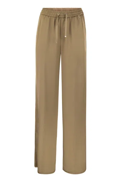 Shop Herno Trousers Sand