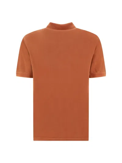 Shop Herno Polo Shirts In Arancio
