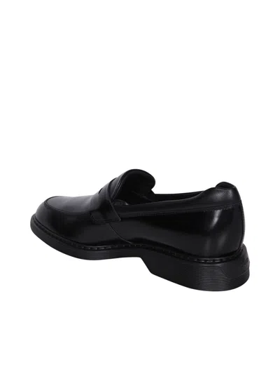 Shop Hogan Loafers In Black