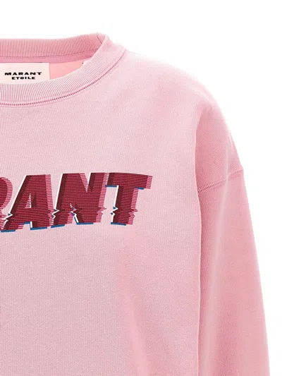 Shop Isabel Marant Étoile "mobyli" Sweatshirt In Pink