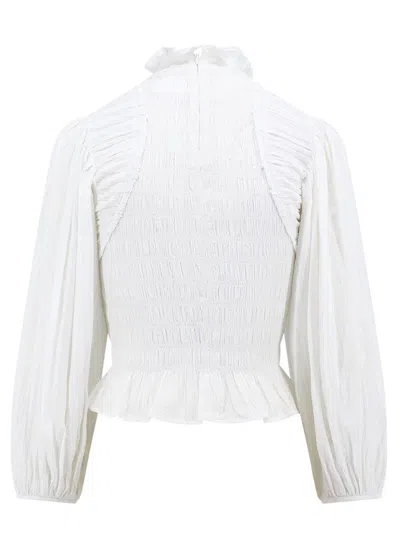 Shop Isabel Marant Étoile Idris' White Cotton Top