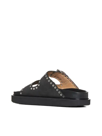 Shop Isabel Marant Sandals In Faded Black