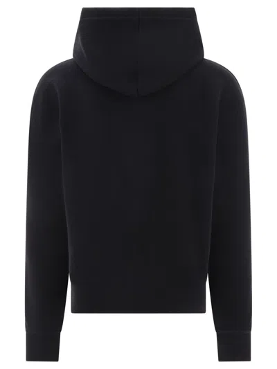 Shop Jacquemus "le Sweatshirt Brodé" Hoodie In Black