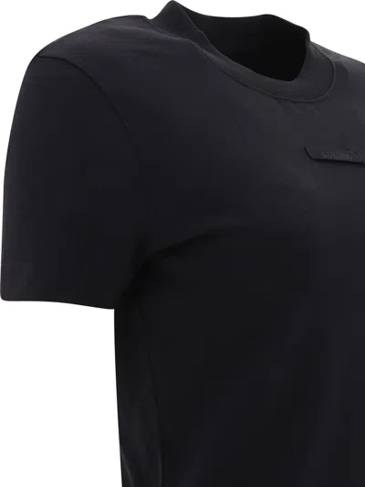 Shop Jacquemus Gros Grain Cotton Crew-neck T-shirt In Black