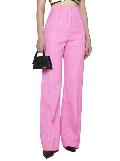 Shop Jacquemus Pants In Pink