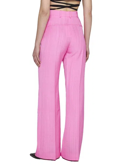 Shop Jacquemus Pants In Pink