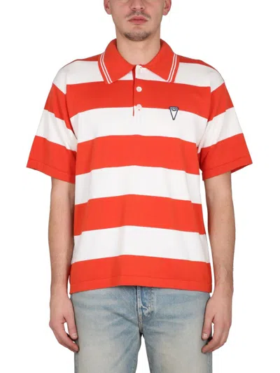 Shop Kenzo Polo In Stripped