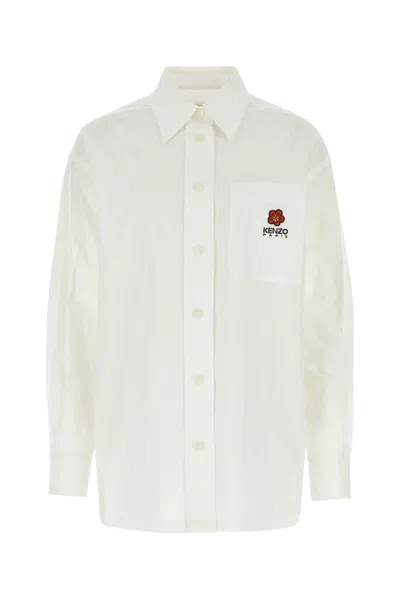 Shop Kenzo Shirts In White