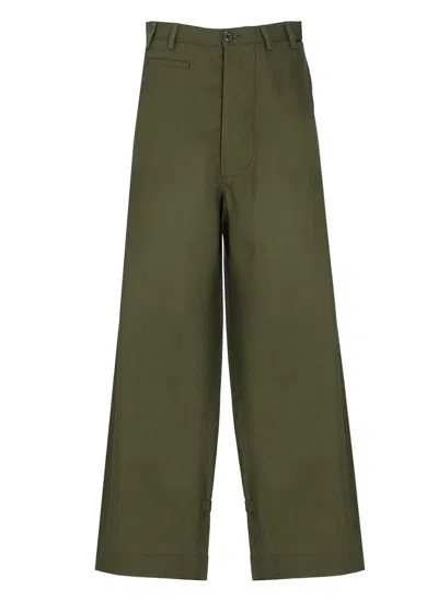 Shop Kenzo Trousers Green