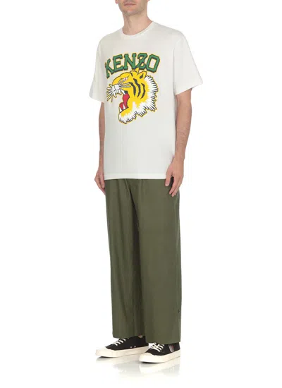 Shop Kenzo Trousers Green