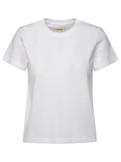 Shop Khaite T-shirts And Polos In White