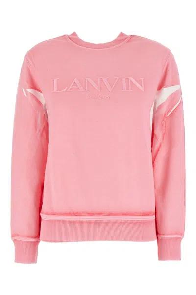 Shop Lanvin Sweaters In Peony Pink