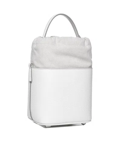 Shop Maison Margiela Bucket Bag In White