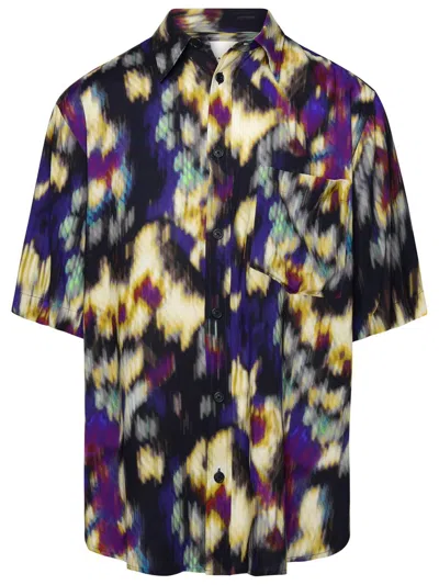 Shop Isabel Marant 'vabilio' Multicolor Viscose Shirt