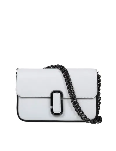 Shop Marc Jacobs Shoulder Bag In Leather In Black/white