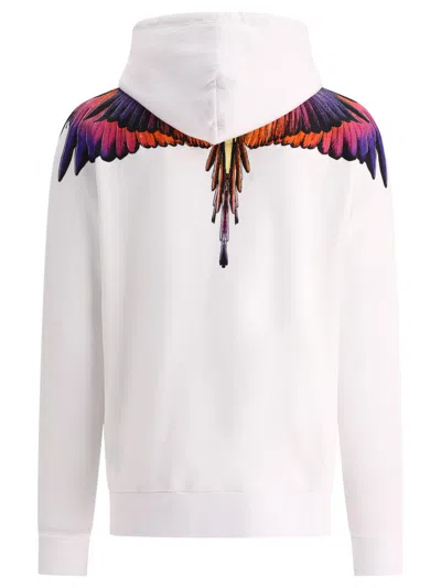 Shop Marcelo Burlon County Of Milan Hooded Sweatshirt  "icon Wings" In White