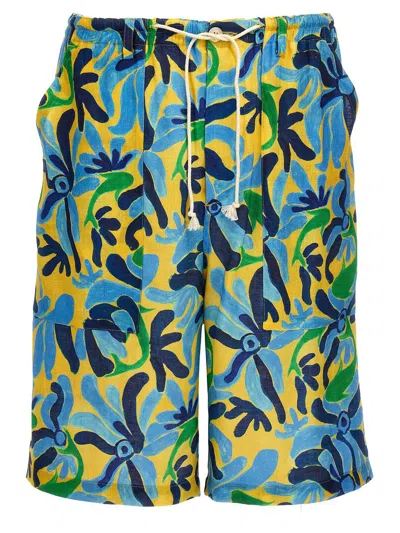 Shop Marni Bermuda In Printed