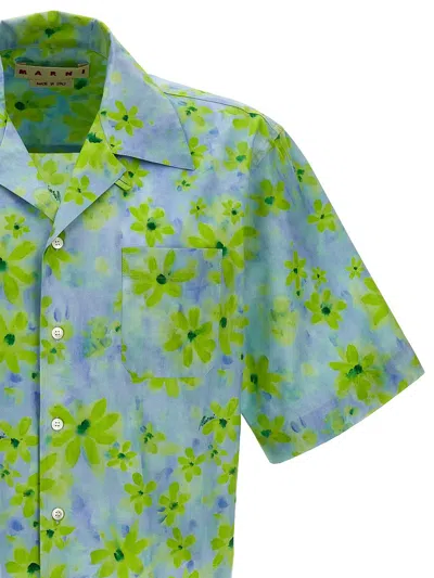 Shop Marni Shirts In Aquamarine