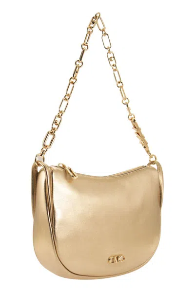 Shop Michael Kors Kendall - Hand Clutch Bag In Gold