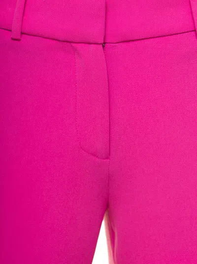 Shop Michael Kors Slim Cropped Trousers In Fuchsia