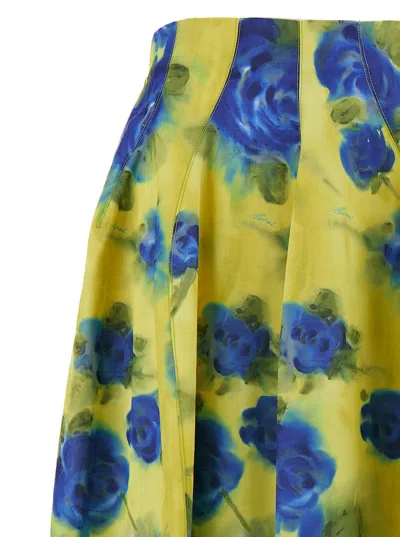 Shop Marni Skirts In Yellow
