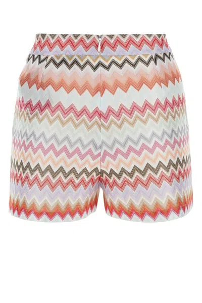 Shop Missoni Shorts In Printed