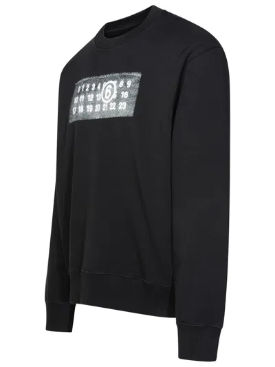 Shop Mm6 Maison Margiela Sweatshirts In Black