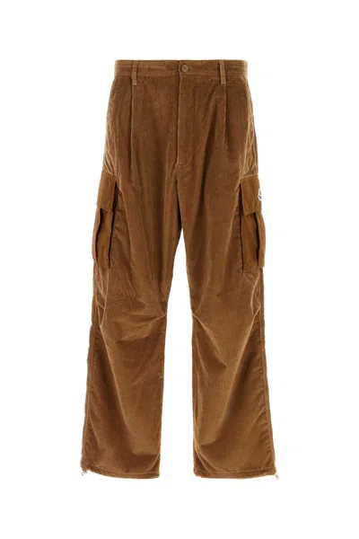 Shop Moncler Pants In Brown