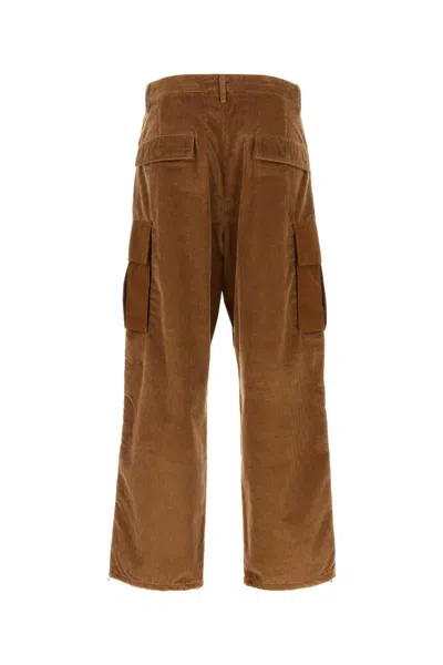 Shop Moncler Pants In Brown
