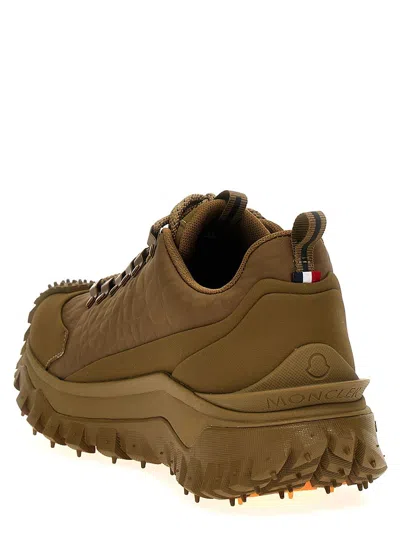 Shop Moncler Genius Moncler Roc Nation By Jay-z Sneakers In Beige