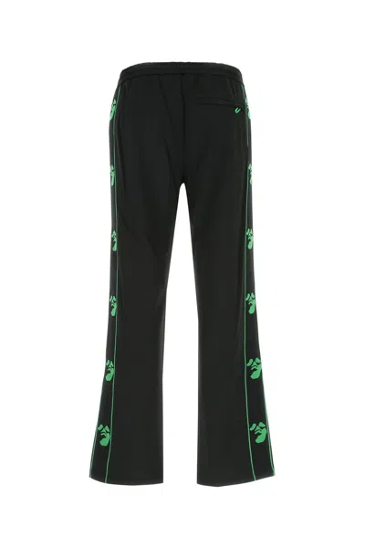 Shop Off-white Ow Face Track Pants In Black