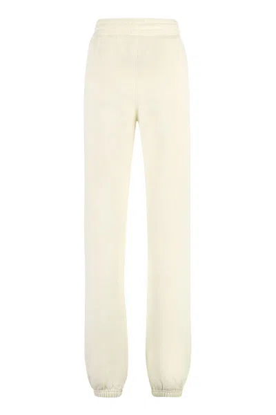 Shop Off-white Off White Pants In Beigeblack