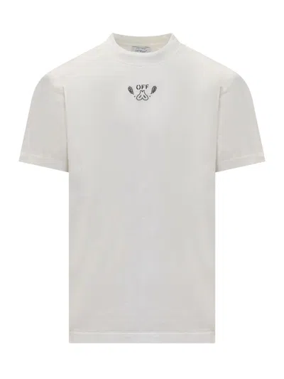 Shop Off-white T-shirts In White Black