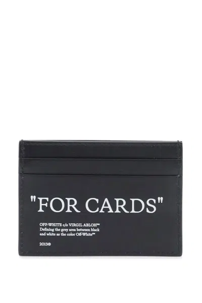 Shop Off-white Wallets & Cardholders In Black&white