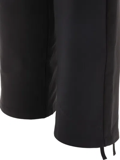 Shop Off-white Wool Trousers In Black