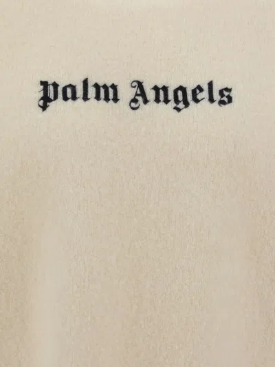 Shop Palm Angels Sweatshirts In Whiteblac