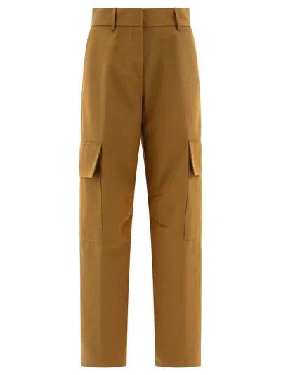 Shop Palm Angels Pants In Brown
