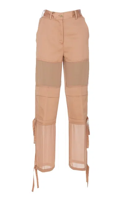 Shop Pinko Trousers In Brown