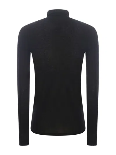 Shop Pinko Turtleneck Sweater  "mononoke" In Black