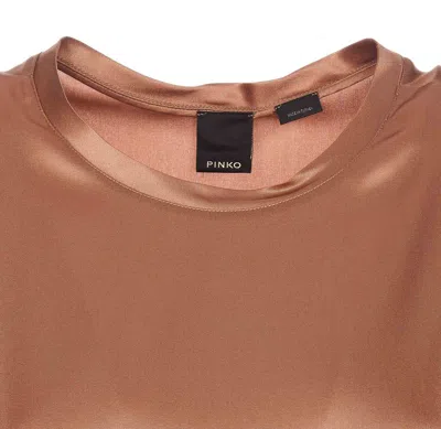 Shop Pinko T-shirts And Polos Beige