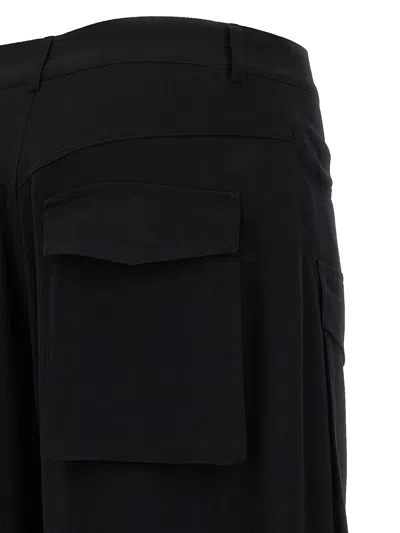 Shop Pinko Campofiorin Cargo Trousers In Black