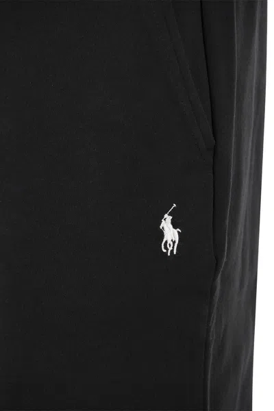 Shop Polo Ralph Lauren Double-knit Jogger In Black